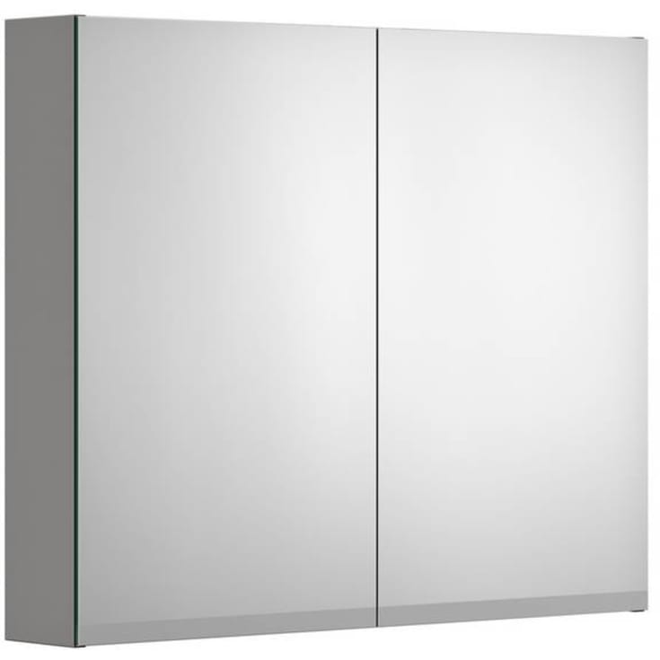 Gustavsberg Artic speilskap med lys, 79,4x66,2 cm, grå