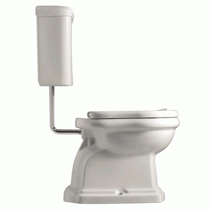Lavabo Retro Low toalett, hvit