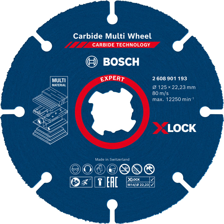 Bosch kappeskive X-LOCK multihjul HM, 125 mm