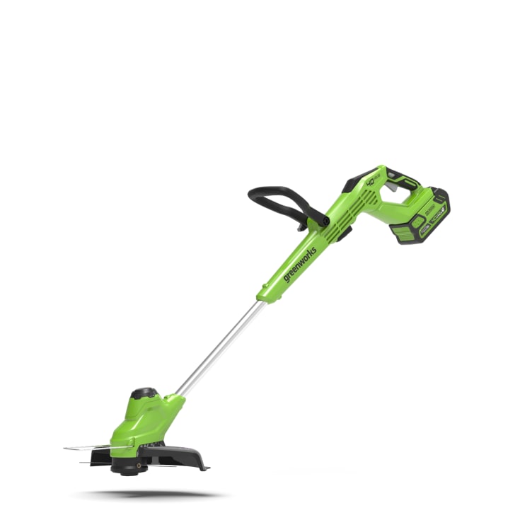 Greenworks grästrimmer 40V, frontmonterad, 30 cm, utan batteri