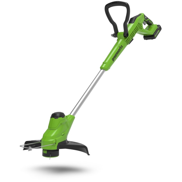 Greenworks grästrimmer 24V, 28 cm, med batteri och laddare