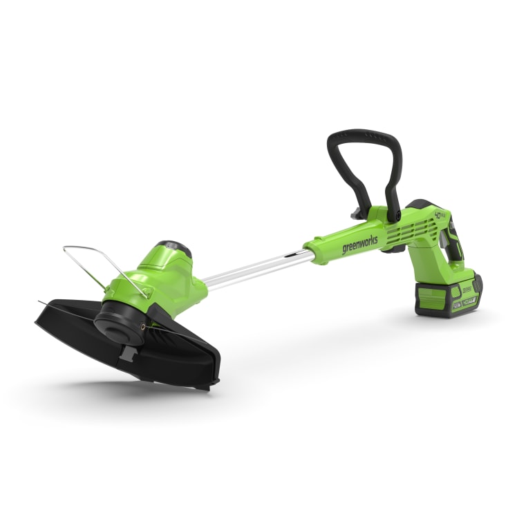 Greenworks grästrimmer 40V, frontmonterad. 30 cm, med batteri och laddare