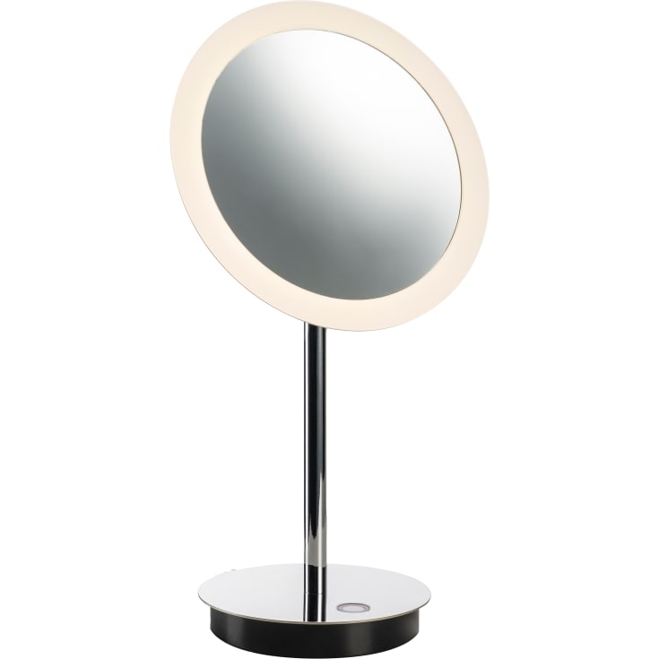 SLV Maganda makeup spejl med lys, Ø21,6 cm, krom