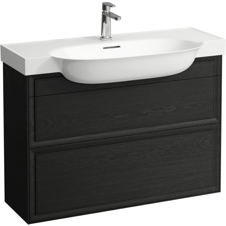 Laufen The New Classic servantskap, 117,6x31,6 cm, sort eik