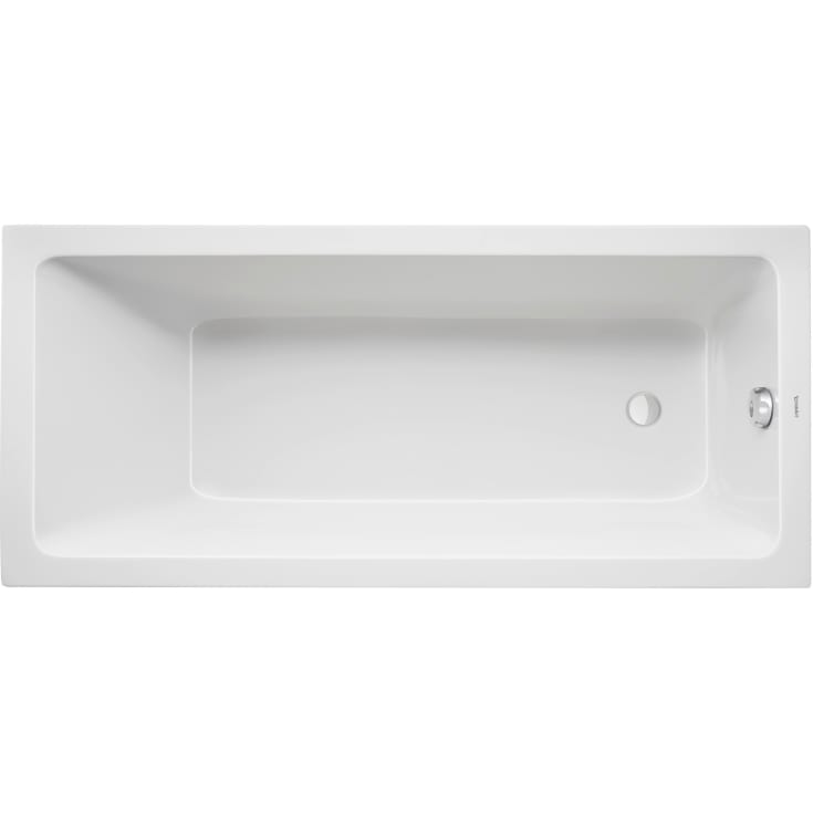 Duravit No.1 badekar, 180x80 cm, hvid