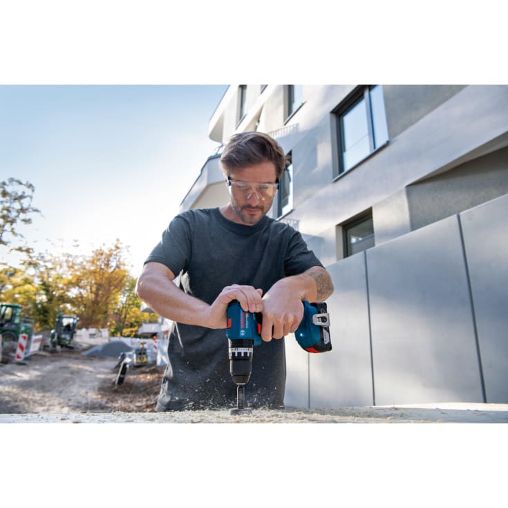 Bosch GSB18V-45 Professional slagboremaskine m. 2x18V 2,0Ah