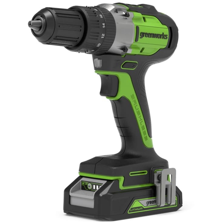 Greenworks borrskruvdragare 24V, 90 nm, utan batteri
