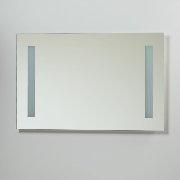 Loevschall Godhavn spegel med belysning, 100x65 cm