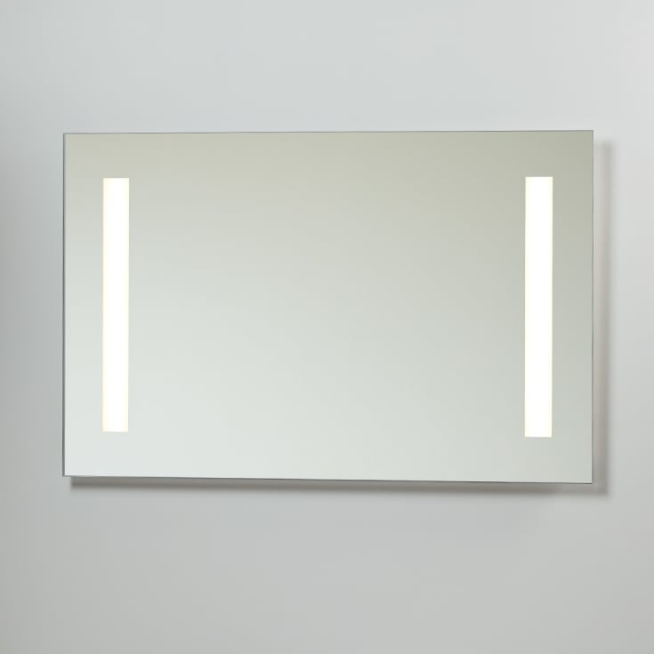 Loevschall Godhavn spegel med belysning, 100x65 cm