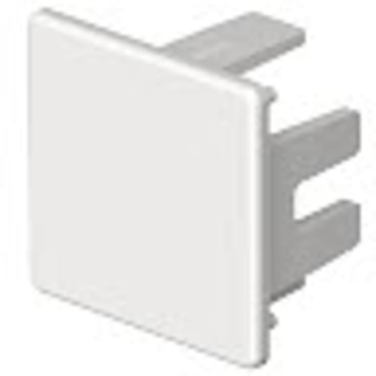 Endestykke WDK HE30030VW 30x30 perlehvit RAL 9016