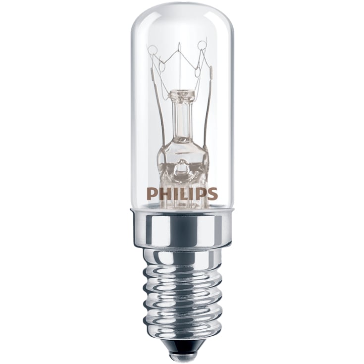 Philips E14 glødepære rørformet til 7W med 2700K