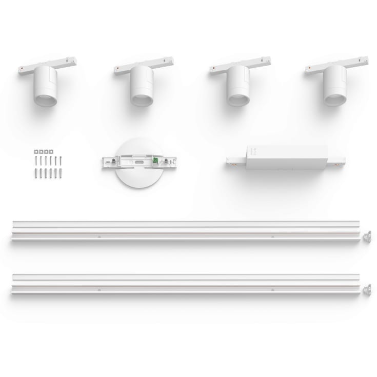 Philips Hue Perifo skensystemset, 4 skenspotlights, vit