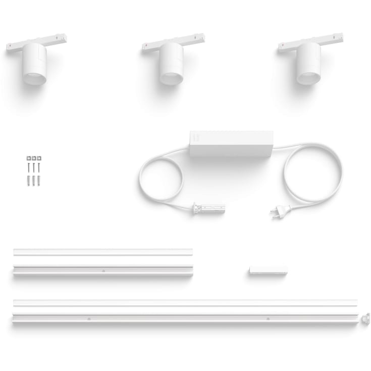 Philips Hue Perifo skensystemset för vägg, 3 skenspotlights, vit