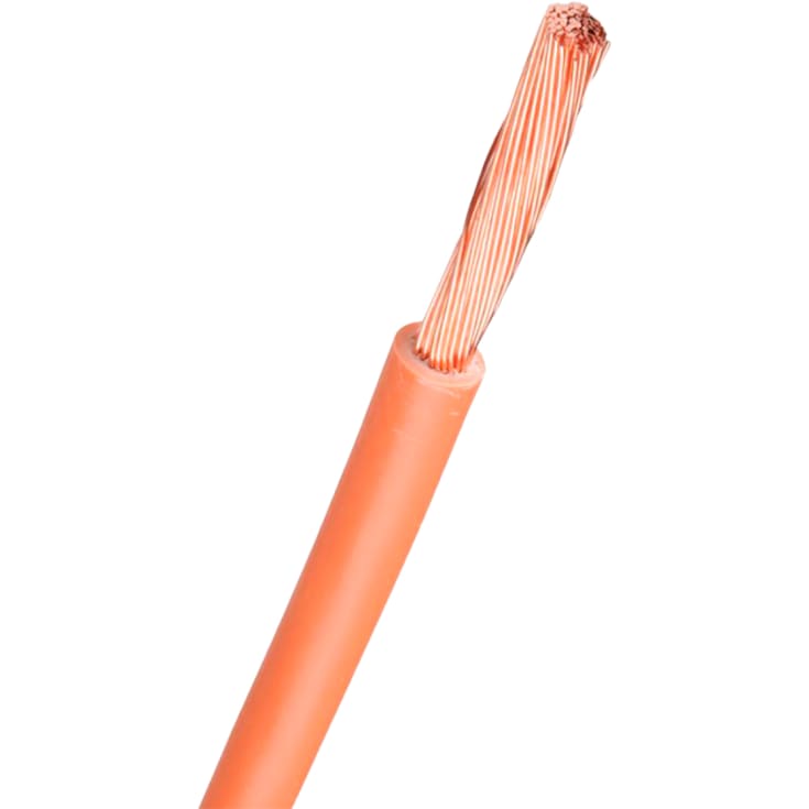 Nexans PVT90 ledning, 1x0,75 mm², orange