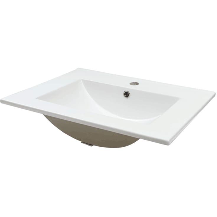 Cassøe servant, 101x46,5 cm, hvit