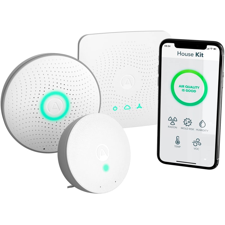 Airthings House Kit, övervakar radon i flera rum och luftkvalitet