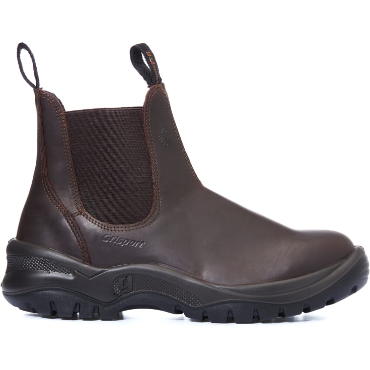 Grisport Chelsea Boot sikkerhedsstøvle - Brun, størrelse 44