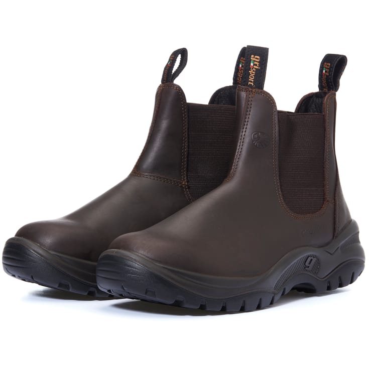 Grisport Chelsea Boot sikkerhedsstøvle - Brun Str. 43