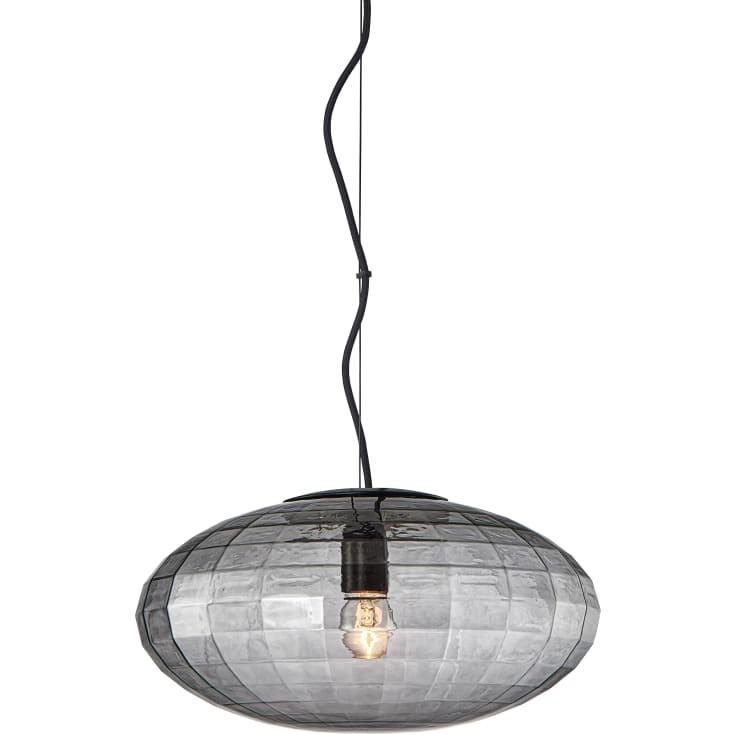 Halo Design Mesh pendellampe, røykfarget, Ø36 cm