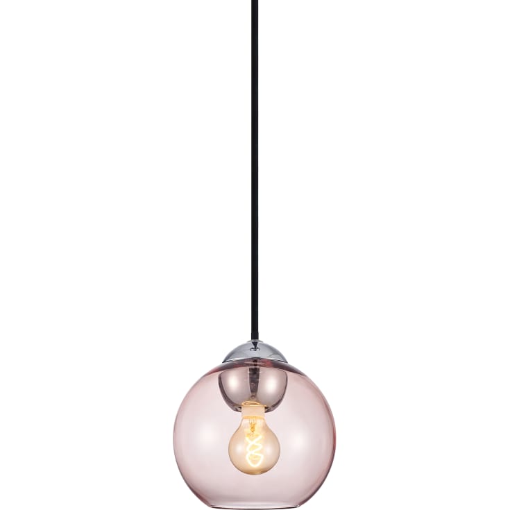 Halo Design Bubbles pendellampa, rosa, Ø14 cm