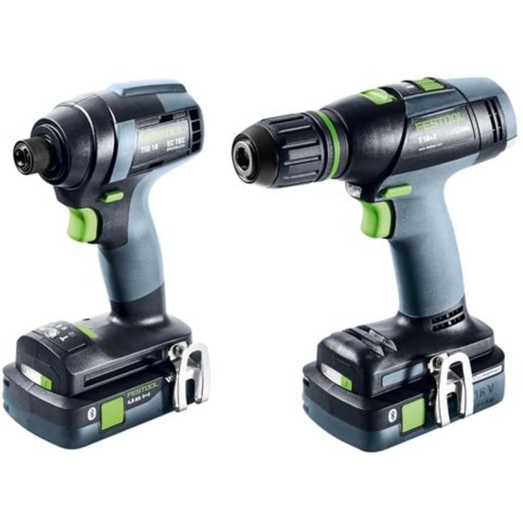 Festool TID 18 HPC 4,0 I-Set T18 kombipakke slagbor/skru