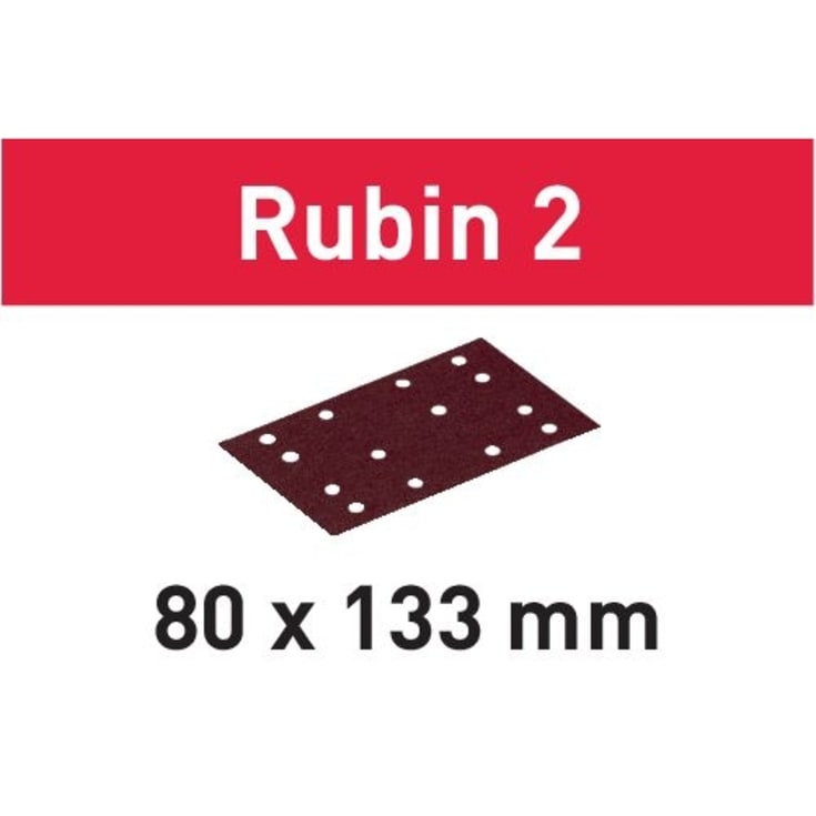 Festool Rubin 2 slibepapir STF 80x133 korn P120, 50 stk.