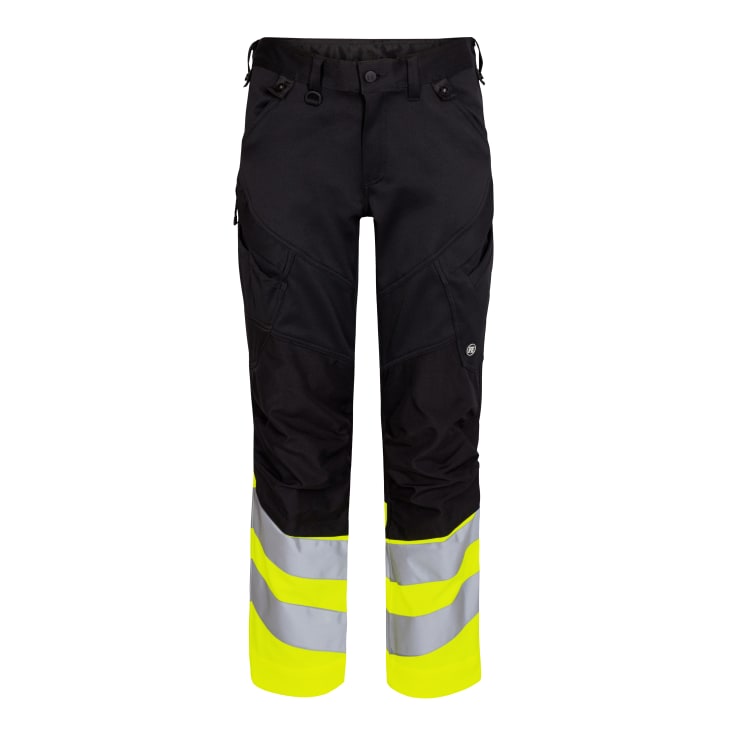 Engel bukser 2546-314, High-Vis kl.1 sort/gul, str. 100