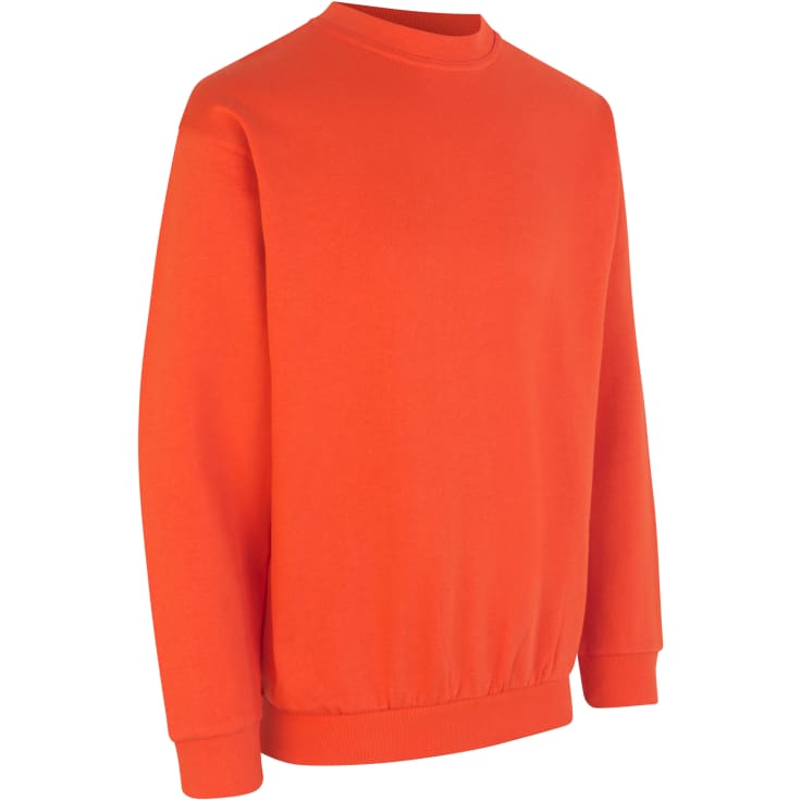 Klassisk sweatshirt orange m