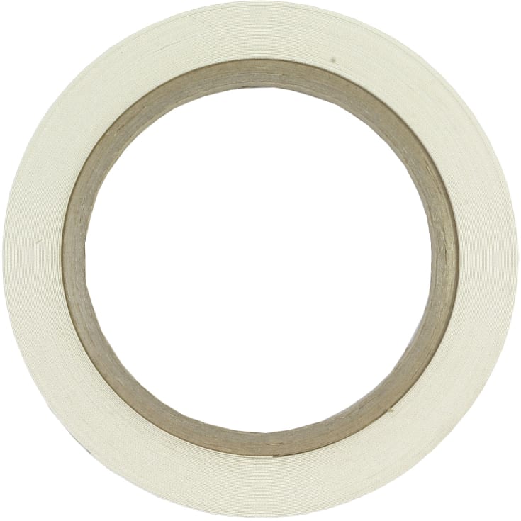 Kantfolie med lim, 17 mm x 25 m, hvid