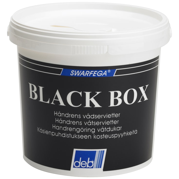 Swarfega Black Box renseservietter, 150 stk.