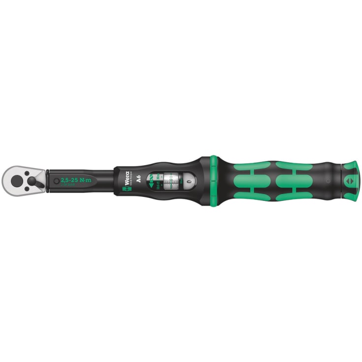 WERA Click-Torque A 6 momentnøkkel, 2,5-25 Nm, 1/4&quot;