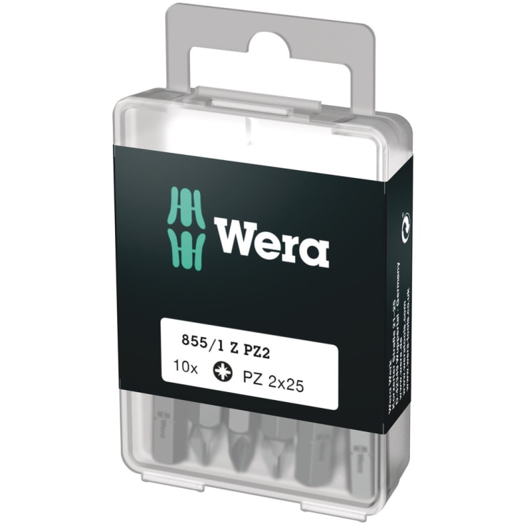 Wera bits PZ 2, 25 mm, 855/1 Z DIY, 10 stk.