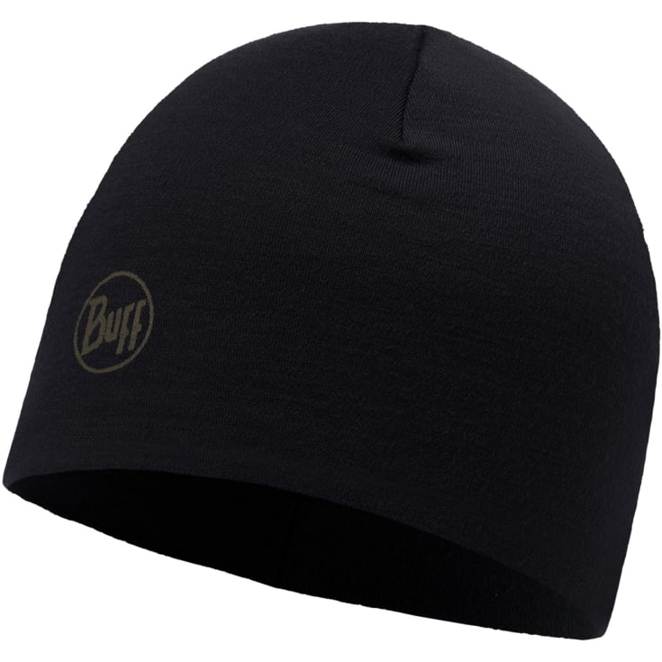 Strikket lue merino termisk buff