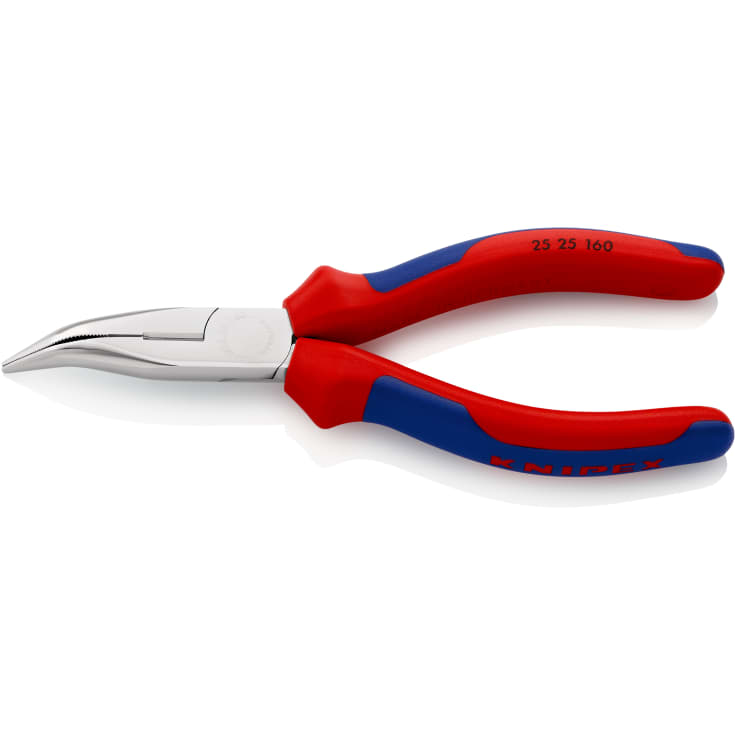 Knipex spetsig tång, böjd, 2-komp