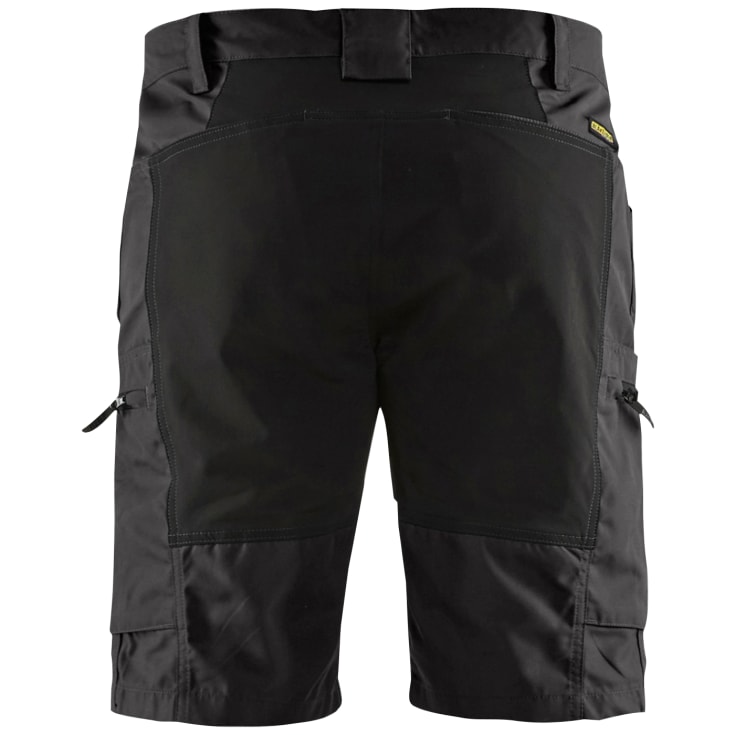 Blåkläder serviceshorts 14491845, stretch, svart, størrelse 52
