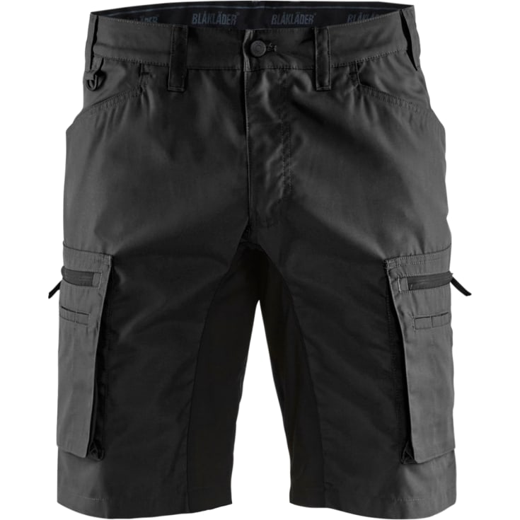 Blåkläder serviceshorts 14491845, stretch, svart, størrelse 52