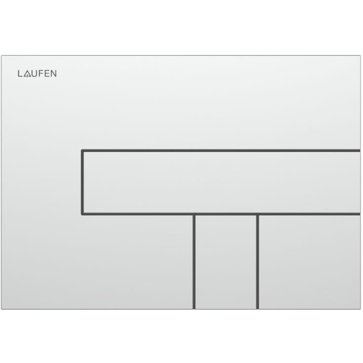 Laufen Pro-N vägghängt toalettpaket, vit/krom