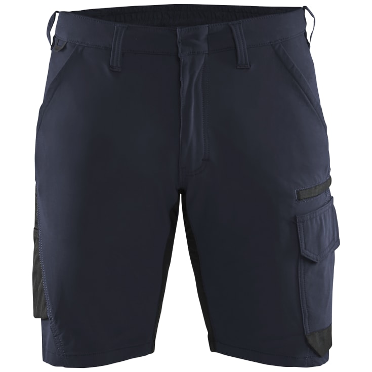 Blåkläder shorts 14231645, 4-veis stretch, marineblå/svart, størrelse 46