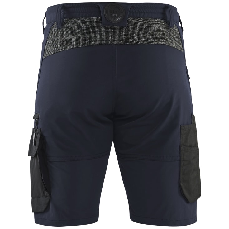 Blåkläder shorts 14231645, 4-veis stretch, marineblå/svart, størrelse 46