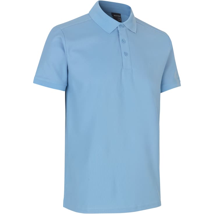 POLO T-SHIRT L.BLÅ G21006-M