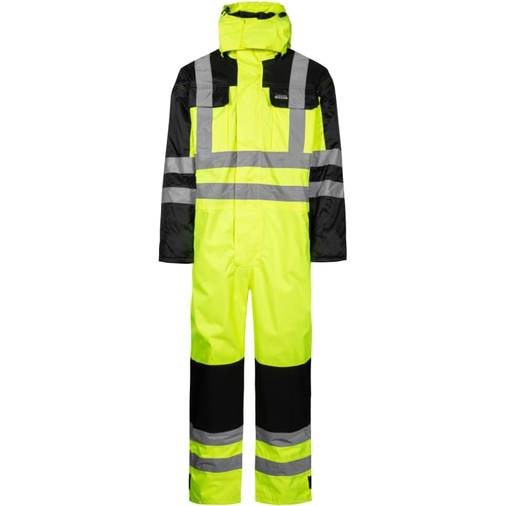 Lyngsøe pustende, vanntett termisk kjeledress LR5033 kl.3 gul/svart, L