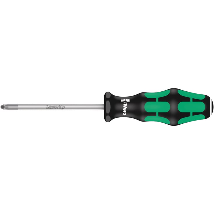 Wera 355 Kraftform Plus skruetrækker, pozidrive kærv, PZ2