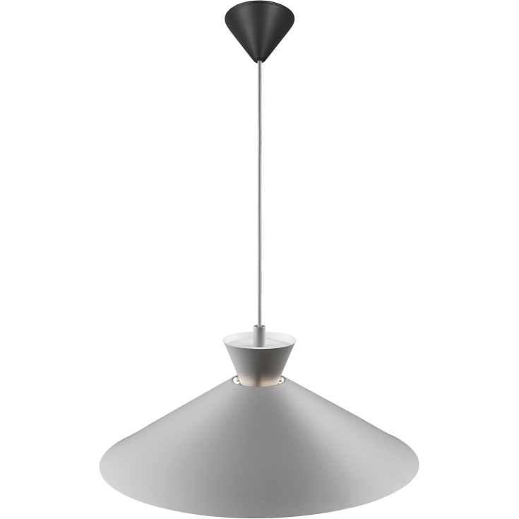 Nordlux Dial pendellampa, grå, Ø45 cm