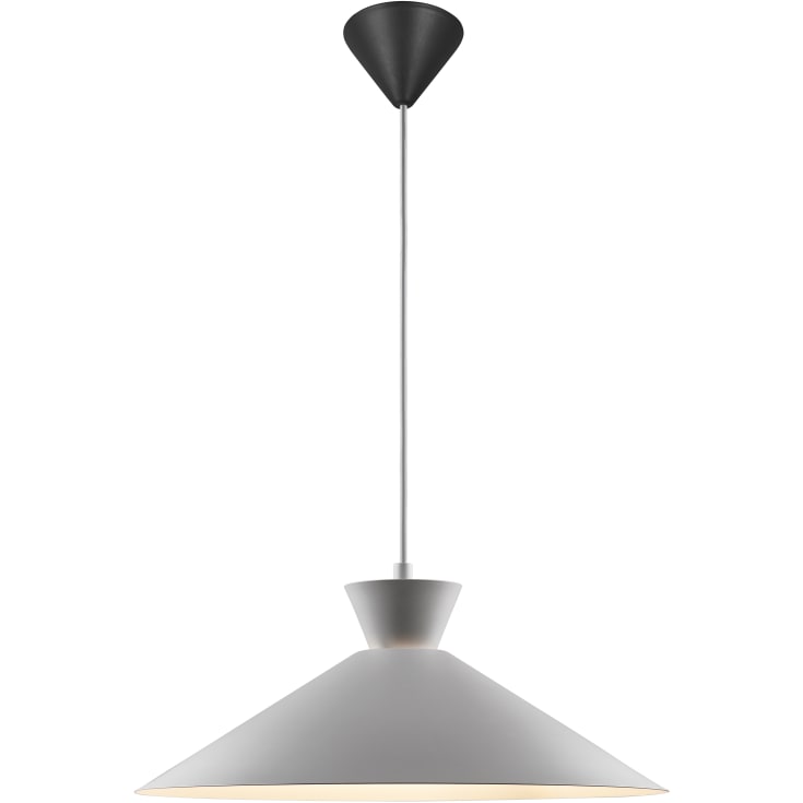 Nordlux Dial pendellampa, grå, Ø45 cm