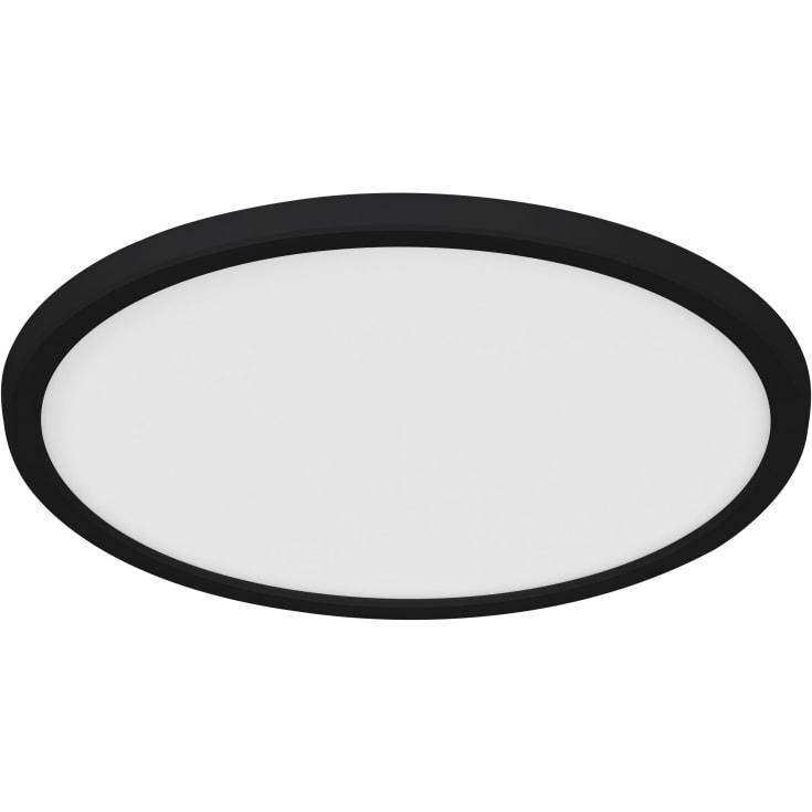 Nordlux Oja plafond, 3-trinns dimming, 2700K, svart, Ø29 cm