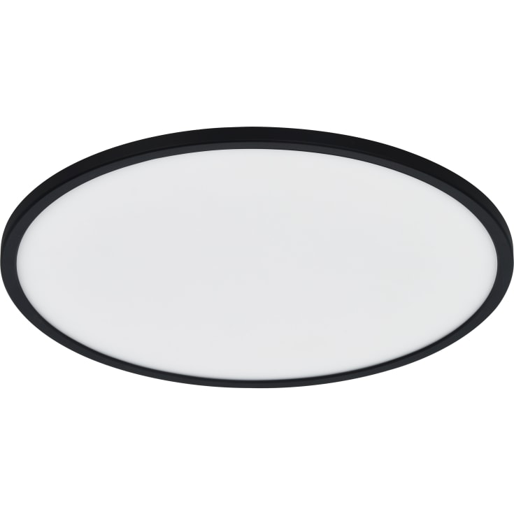 Nordlux Oja plafond, 3-trins-dæmp, 2700K, sort, Ø42 cm