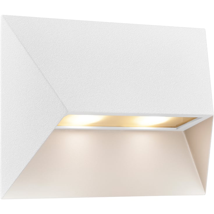 Nordlux Pontio vägglampa utomhus, vit, 27 cm