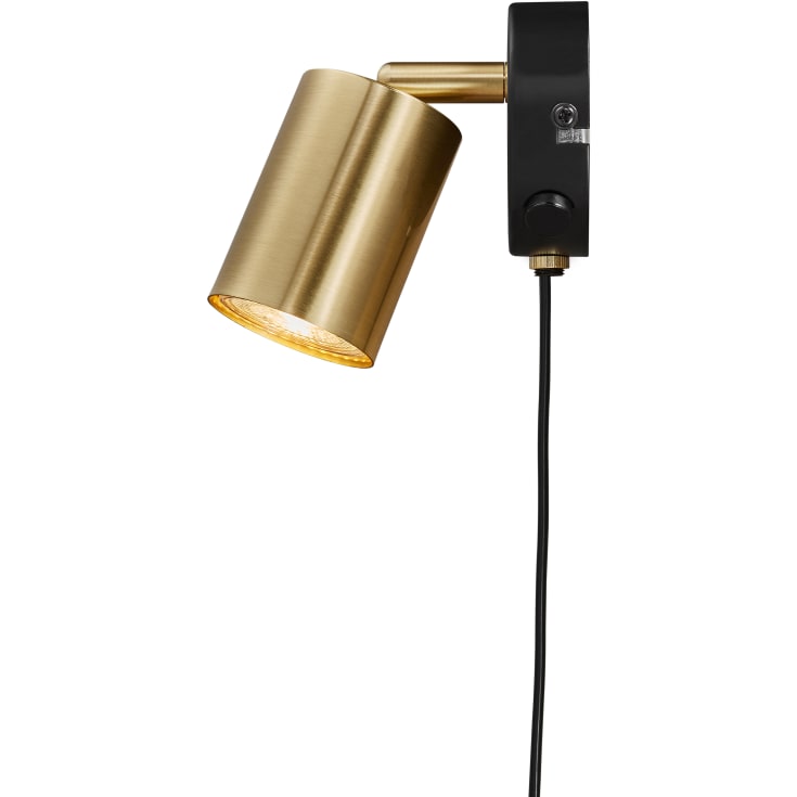 Nordlux Explore vegglampe, messing