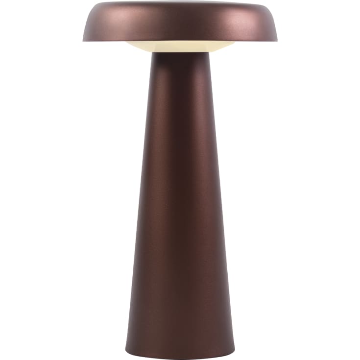 Dftp Arcello uppladningsbar bordslampa, brunerad mässing