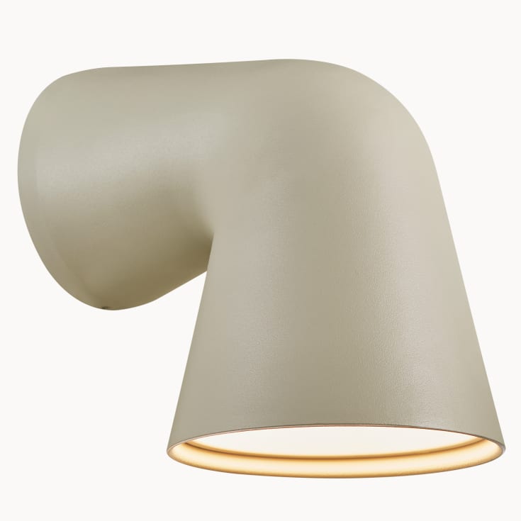 Nordlux Front Single utendørs vegglampe, beige